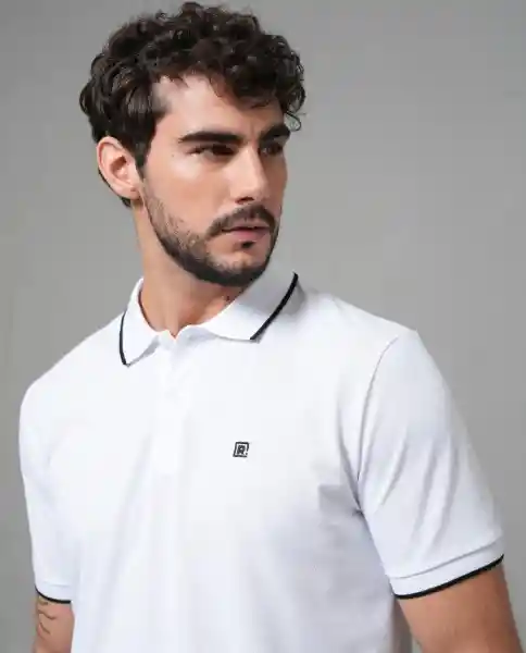 Camiseta Polo Hombre Blanco XL 190G101_BLA110601 Rifle