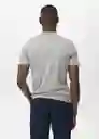 Camiseta Cherlo Gris Medio Vigoré Talla S Hombre Mango