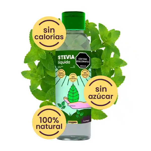 Estevia Liquida El Super Mundo Frasco