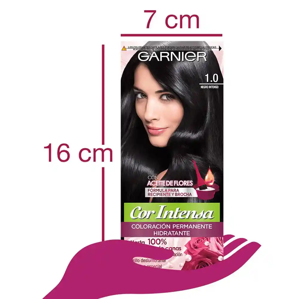 Garnier-Nutrisse Coloración Permanente Tono Negro Intenso