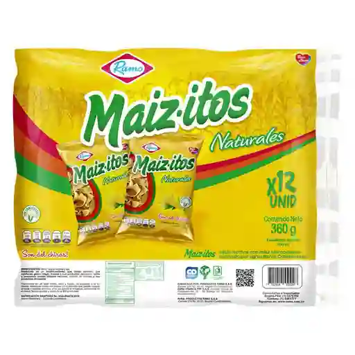 Ramo Snack de Maíz Maizitos con Sabor Original Naturales