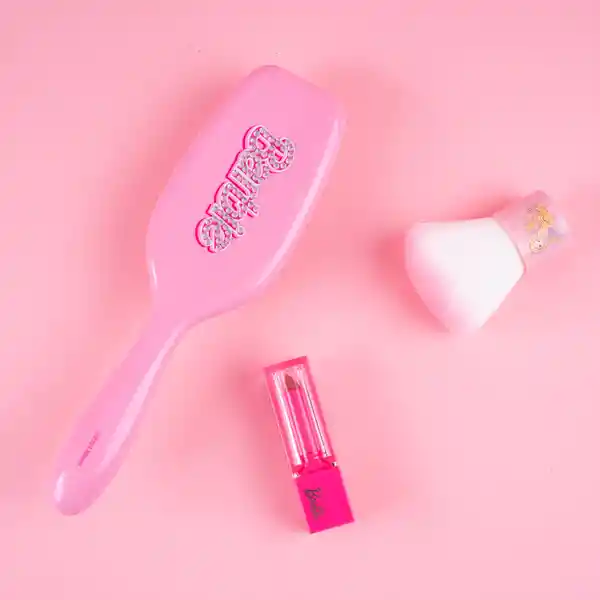 Cepillo Desenredante Serie Barbie Rosa Miniso