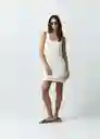 Vestido Mujer Crudo Marfil Talla S Naf Naf
