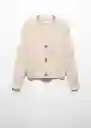 Buzo Cardigan Sophie Beige Talla 21 Teen Niñas Mango