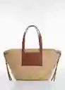 Bolso G Taormina Cuero Talla 99 Mujer Mango