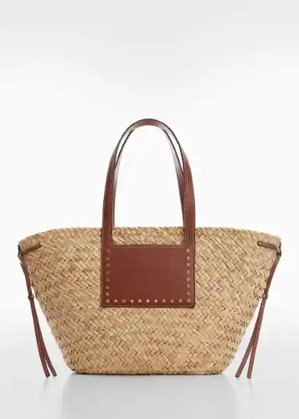 Bolso G Taormina Cuero Talla 99 Mujer Mango