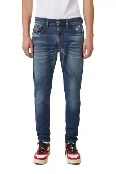 Diesel Jean D-Strukt Para Hombre Azul Medio Talla 30