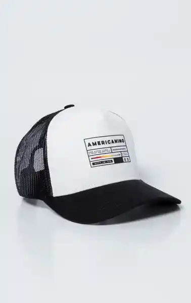 Gorra Unisex Negro Talla M 752G506_NEG190303 Americanino