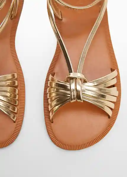 Sandalias Temis-A Niñas Oro Talla 29 Mango