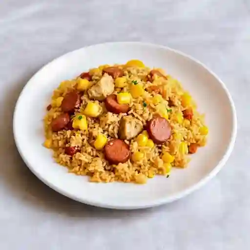 Arroz ranchero trio / 3 personas