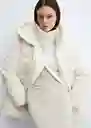 Abrigo Anorak Tokyo Offwhite Talla 25 Mujer Mango