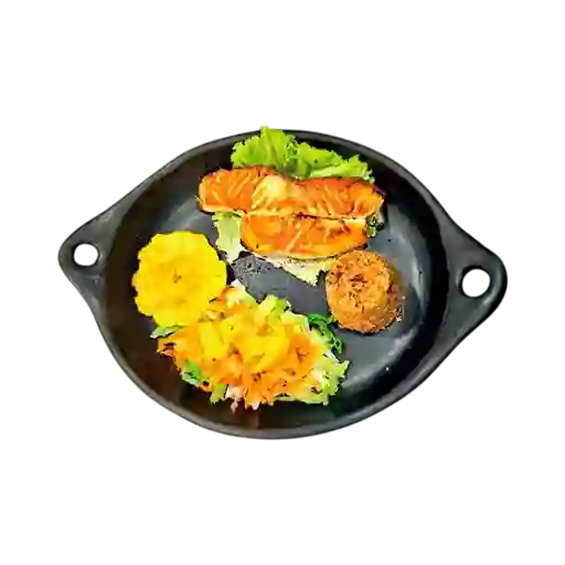 Salmón a la plancha