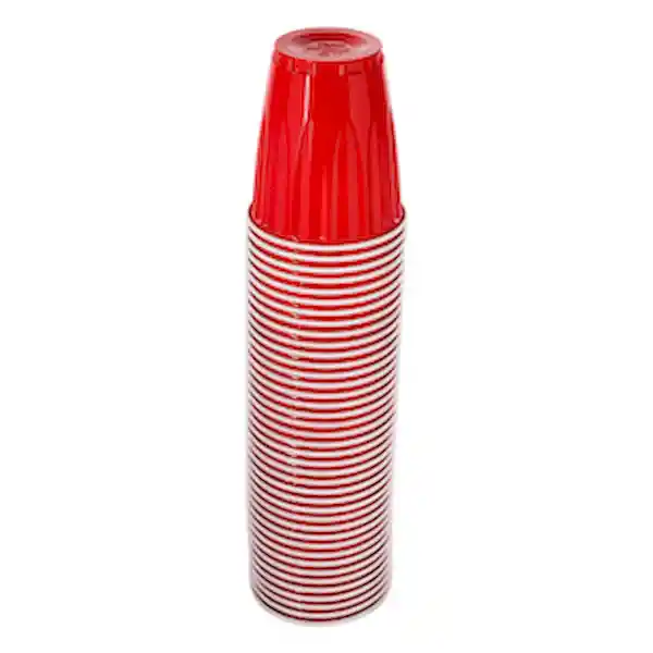 Chinet Kirkland Signature Vasos Rojos Grandes