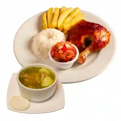 Combo frosty (1/4 pollo)