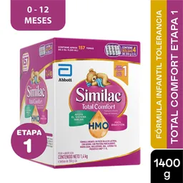 Formula Infantil Similac Total Comfort Etapa 1 con Hmo 1400 Gramos
