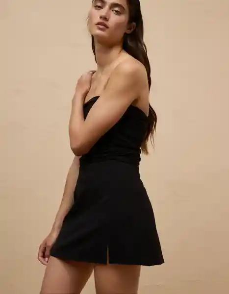 Falda Mujer Negro Talla LARGE 4596001 American Eagle