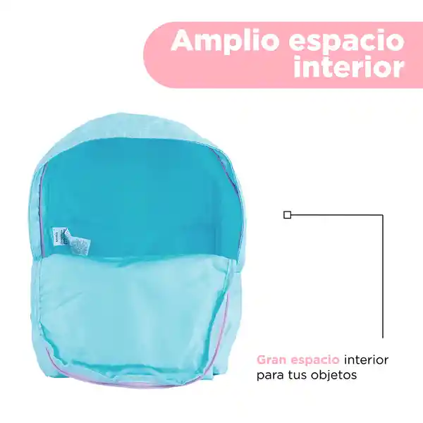 Mochila Básica Candy Color Azul Miniso