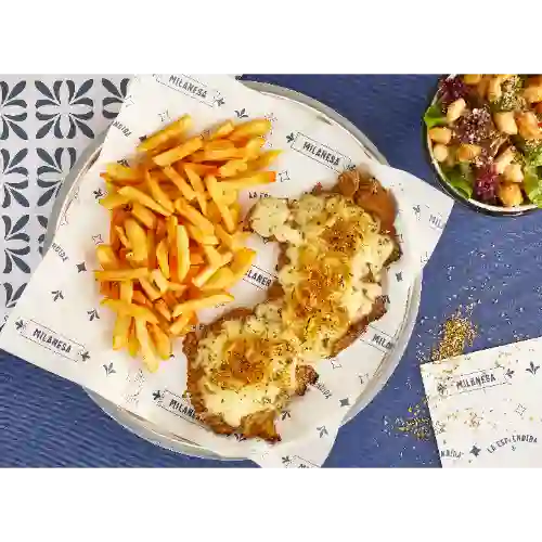 Combo milanesa fugazzeta