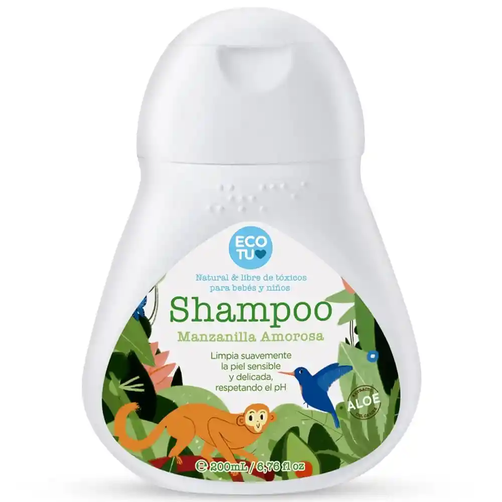 Eco Tu Shampoo de  Manzanilla Amorosa para Bebés y Niños