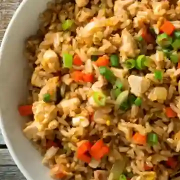 Yaki carne de res y langostinos