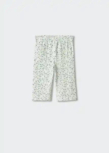 Pantalón Provenza Verde Pastel Talla 67 Niñas Mango