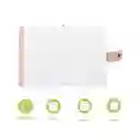 Libro de Tapa Dura Con Imitación de Piel 96 Hojas Khaki Miniso