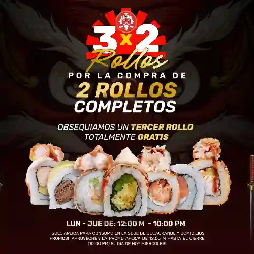 3x2 en Rollos