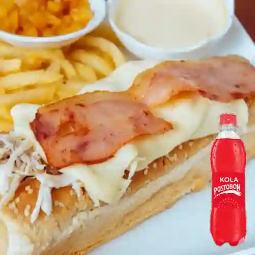 Combo Choriperro + Kola Postobón 400 ml