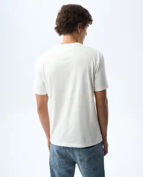 Camiseta Hombre Crudo Talla XL 841G004_CRU110606 Americanino