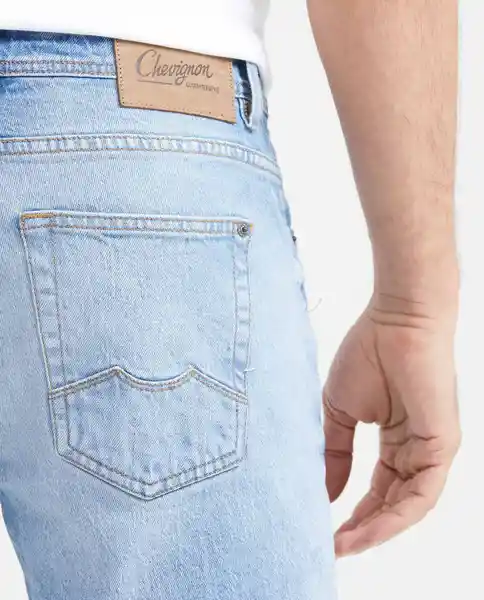 Jean Super Slim Fit Rider Azul Cristal Claro 32 / 32 Chevignon