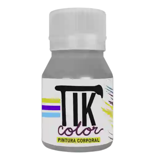 Tikcolor Maquillaje Artístico Plata 30 mL C18