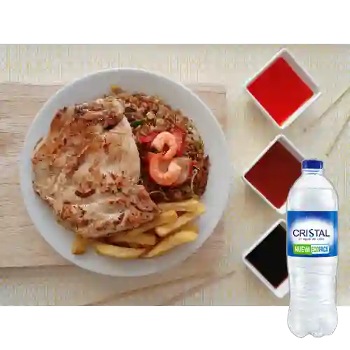 Combo Pechuga a la Plancha + Cristal Sin Gas 600 ml