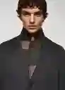 Abrigo Lisburn Gris Talla L Hombre Mango