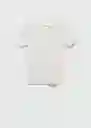 Camisa Polo Slim Off White Talla 21 Teen Niños Mango