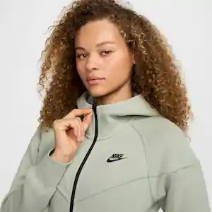 Nike Buzo Hdy Hoodie Lifestyle Verde de Mujer Talla L