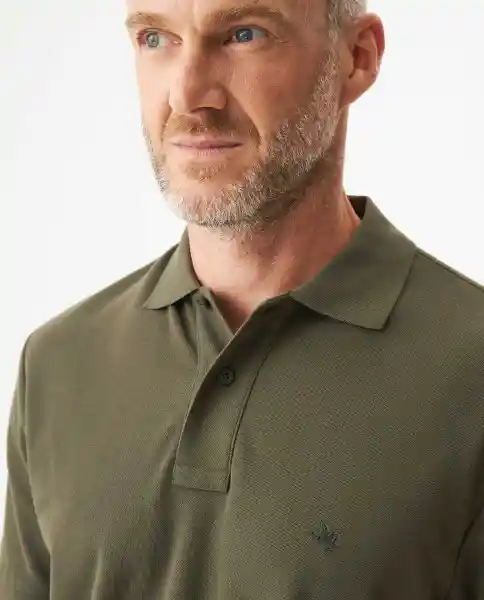 Camiseta Polo Classic Masculino Verde Pino Oscuro T S Chevignon