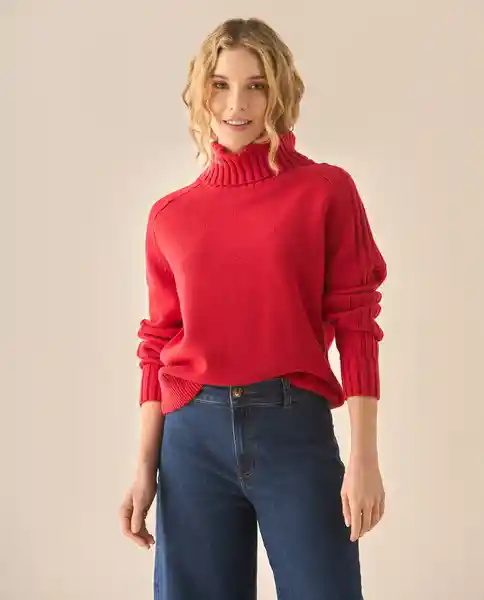 Saco Tejido Rojo Cereza Oscuro Talla L 663G203 Esprit