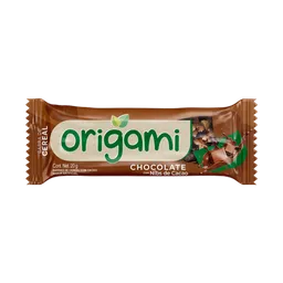 Origami Barra de Cereal Chocolate Con Nibs de Cacao