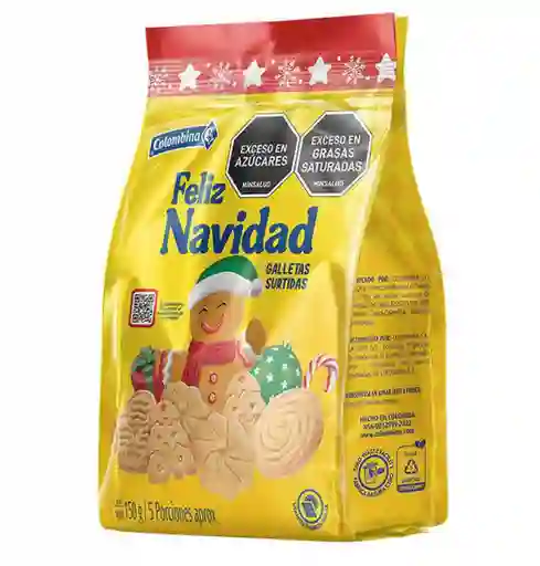 Colombina Galleta Sortida Feliz Navidad