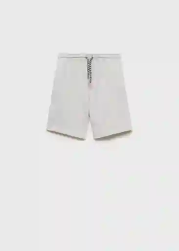 Bermuda Francia8 Gris Medio Vigoré Talla 08 Niños Mango
