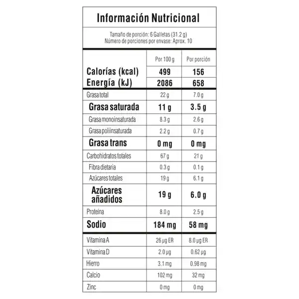 Galleta Noel Bolsa Mantequilla 300 g