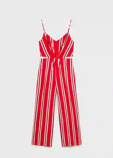 Enterizo Mono Myko Rojo Talla S Mujer Mango