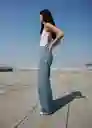 Jean Niki Tejano Medio Talla 36 Mujer Mango