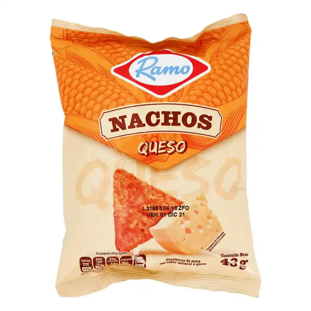 Ramo Snack de Nachos Sabor a Queso