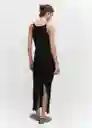 Vestido Martinez Negro Talla S Mujer Mango