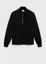 Buzo Sudadera Winnym Negro Talla M Hombre Mango