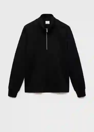 Buzo Sudadera Winnym Negro Talla M Hombre Mango