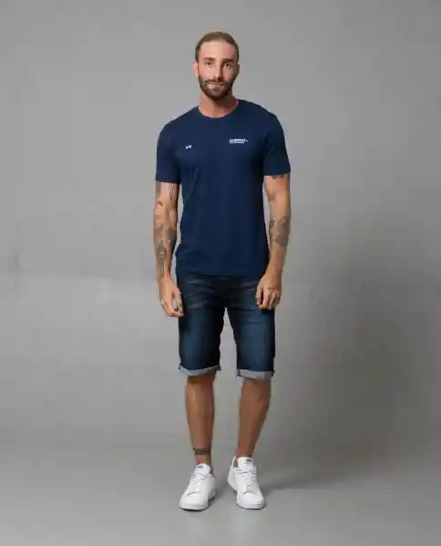 Camiseta Hombre Azul M 102G106_AZU193939 Rifle