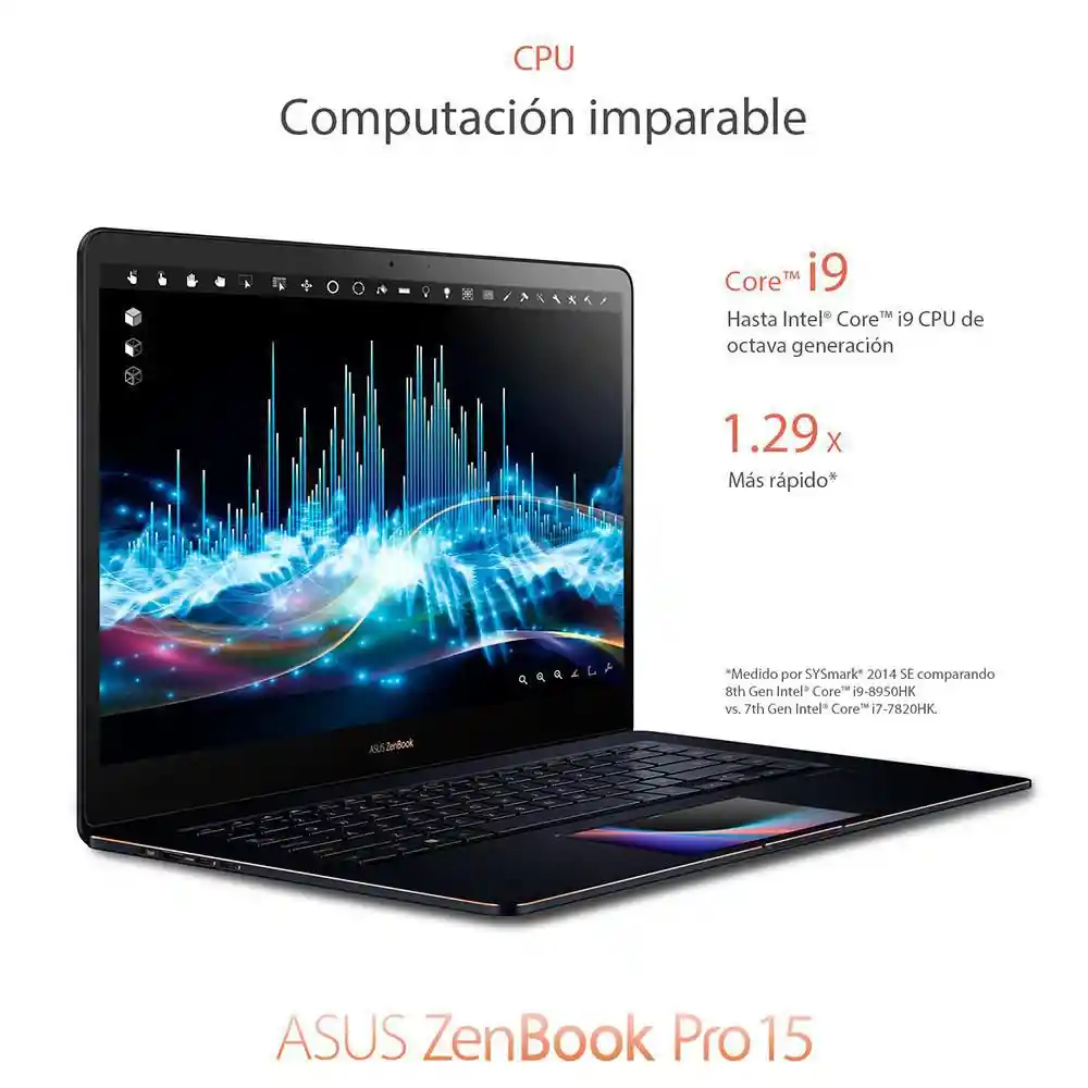 Zenbook Pro Intel Ci9-8950Hk S