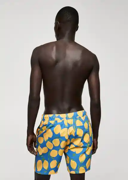 Short Bañador Limón Amarillo Talla S Hombre Mango